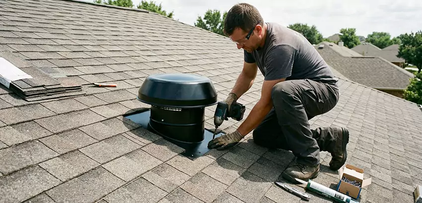 Roof Vent Fan Installation in Fitchburg