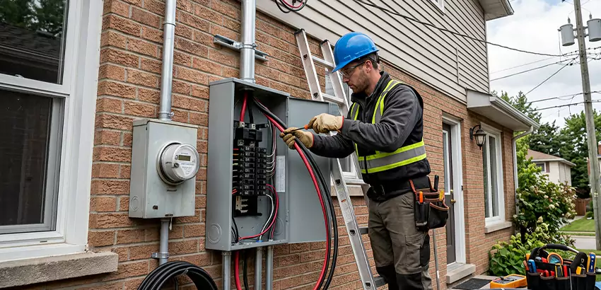 Outdoor Subpanel Installation in Fitchburg