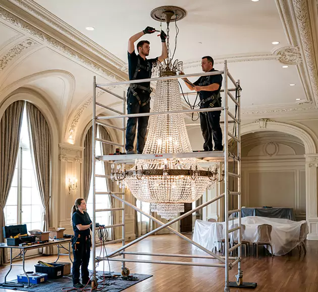 Professional Chandelier Installation: Your Local Fixture Team in Fitchburg, MA