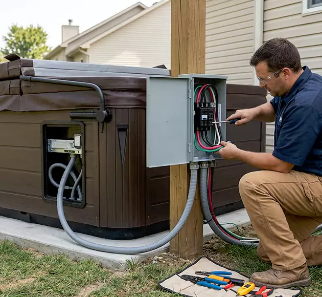 Professional Hot Tub Electrical Installation: Your Local Spa Wiring Team in Fitchburg, MA