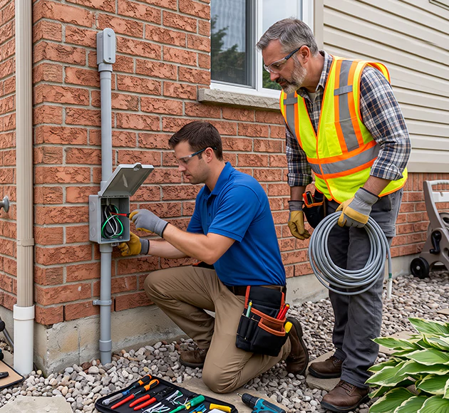 Professional Outdoor Outlet Installation: Your Local Exterior Wiring Team in Fitchburg, MA